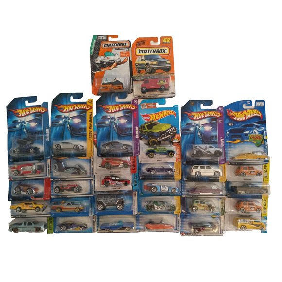 Hot Wheels & Matchbox Lot of 32 Cars – NIP – First Editions, New Models - Picture 1 of 5